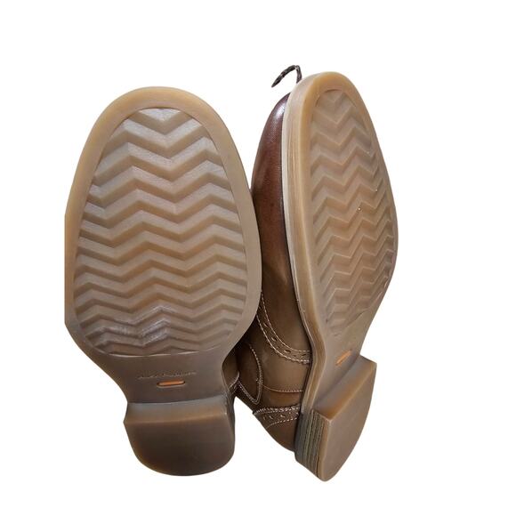 NWT Leather Hush Puppie Bailey Chelsea Boot Brown Booties Ladies Size 7.5 Wide - Picture 7 of 11